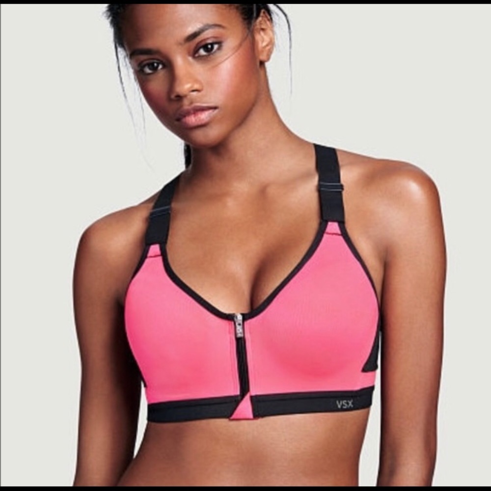 VSX SPORT Zip-Up Razor Back Sports Bra